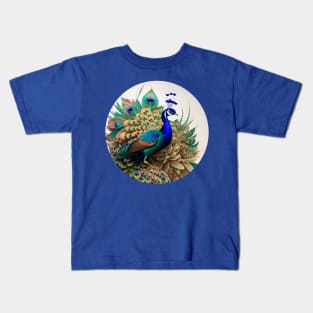 Gorgeous Paecock Kids T-Shirt